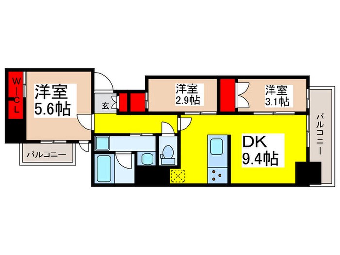 S-RESIDENCE日本橋馬喰町Aereの物件間取画像