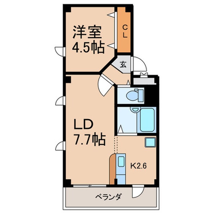 サンモール千葉寺の物件間取画像