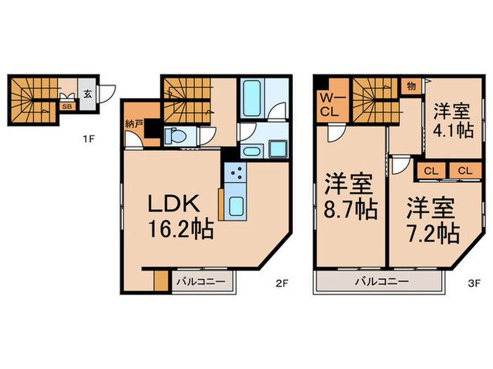 ヴィヴァルディ常盤台の物件間取画像