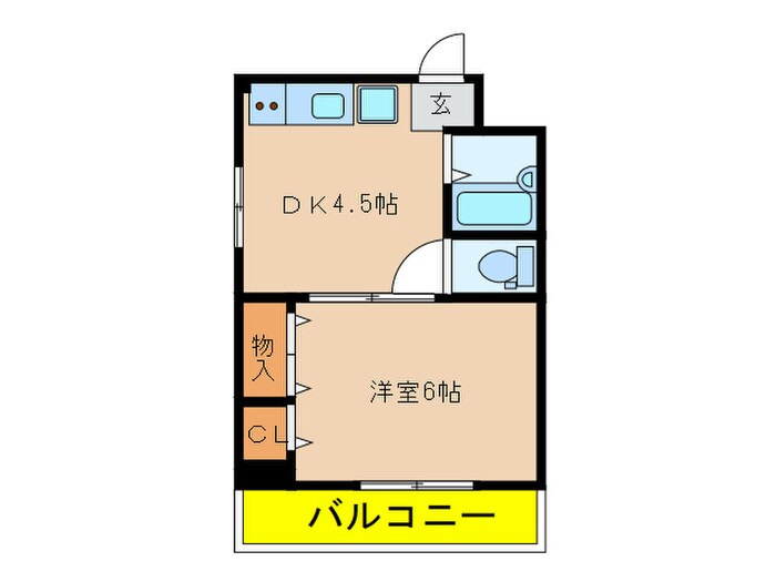 サンライズ綱島の物件間取画像