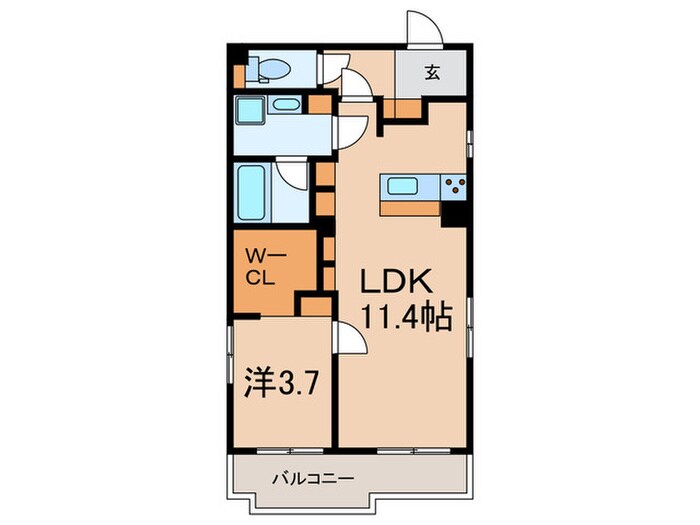 プランド－ル西品川の物件間取画像