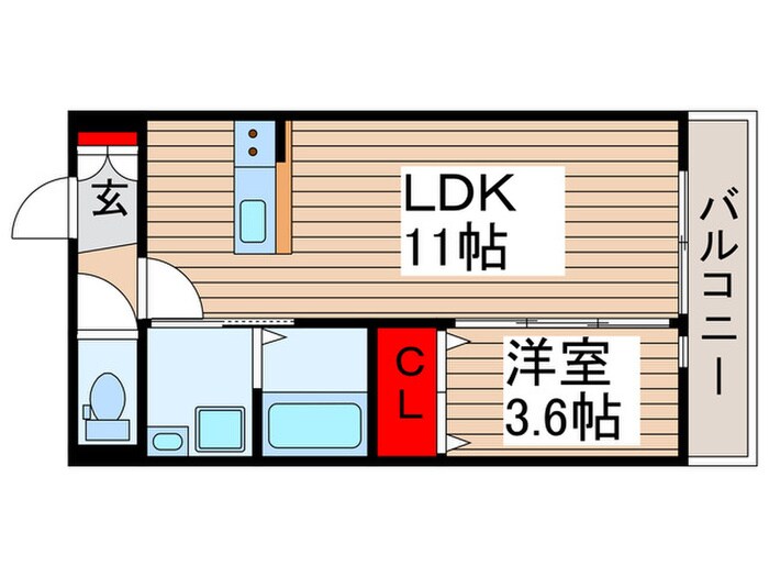 グランディールの物件間取画像