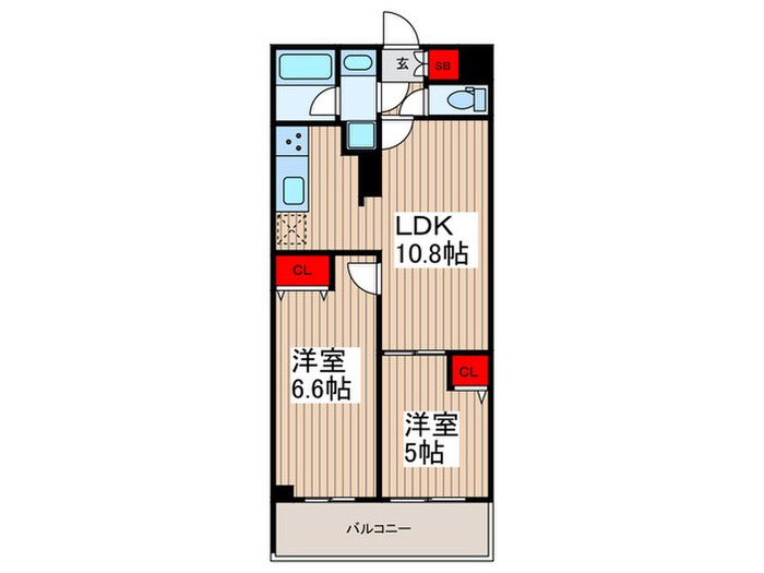 LIME　RESIDENCE　HIKIFUNEの物件間取画像