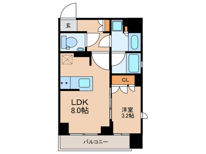 343 RESIDENCESHINAGAWAの物件間取画像