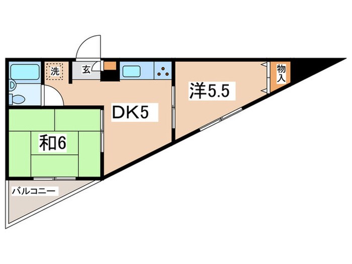 ＩＳビルの物件間取画像