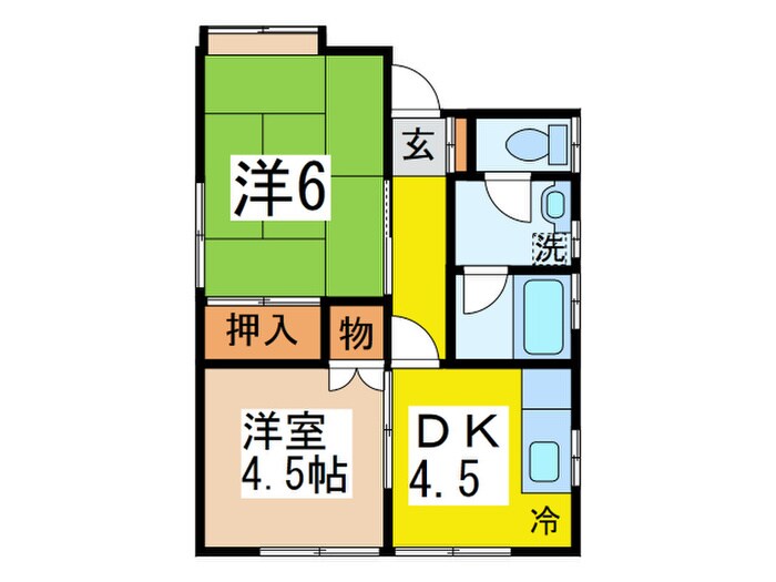 大泉サニーコーポの物件間取画像