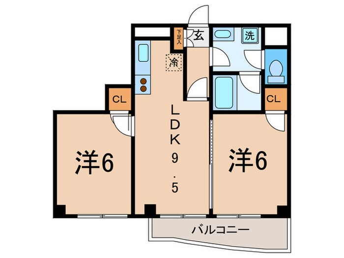 ロアジスの物件間取画像