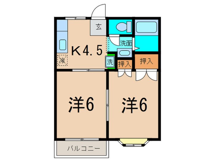 物件間取画像