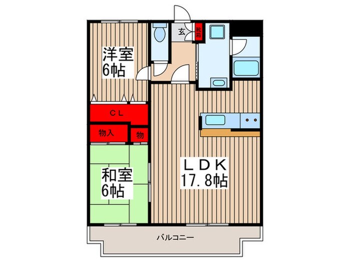 ルミネⅡの物件間取画像