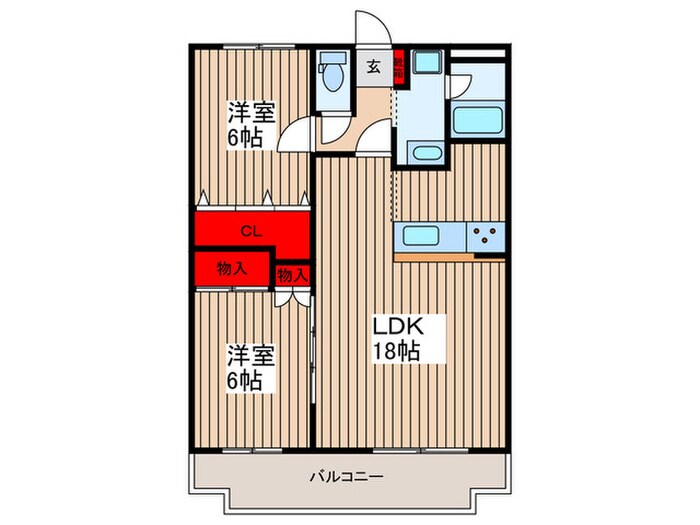 ルミネⅡの物件間取画像