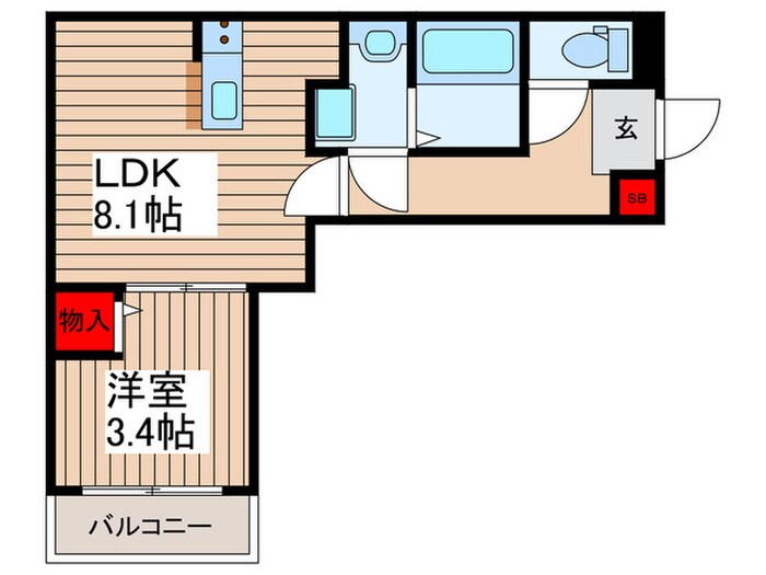 アソシエート桶川の物件間取画像