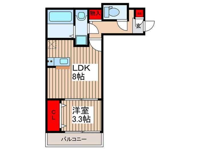 アソシエート桶川の物件間取画像