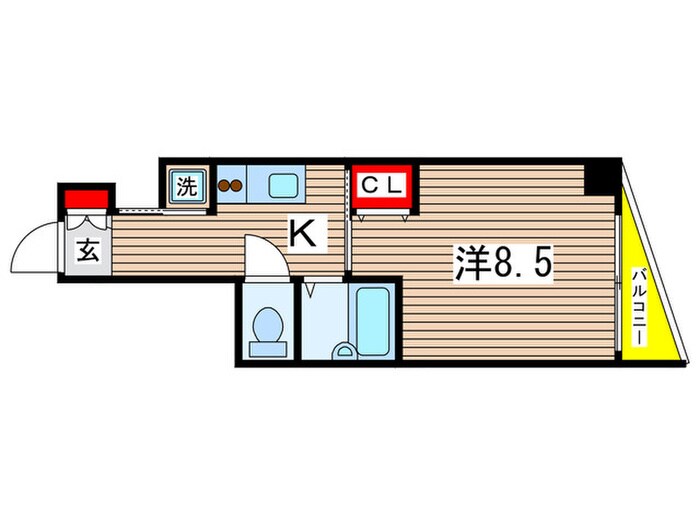 マリンパレス新田町の物件間取画像