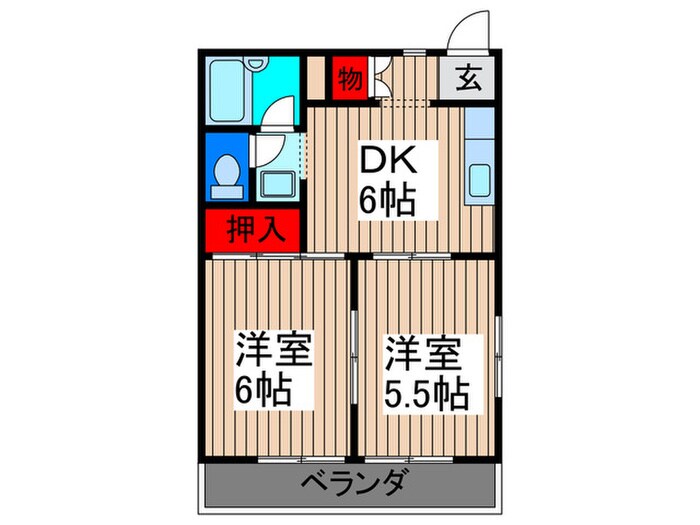 物件間取画像