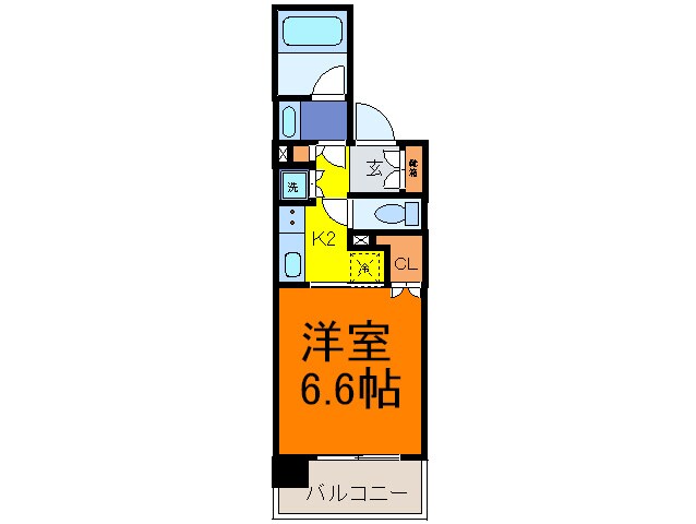 クレストコ－ト吾妻橋レジデンスの物件間取画像