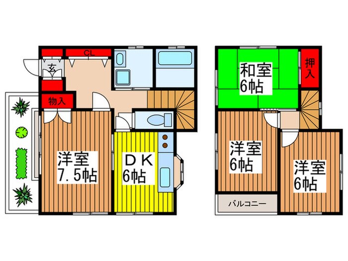 芝富士一丁目住宅の物件間取画像