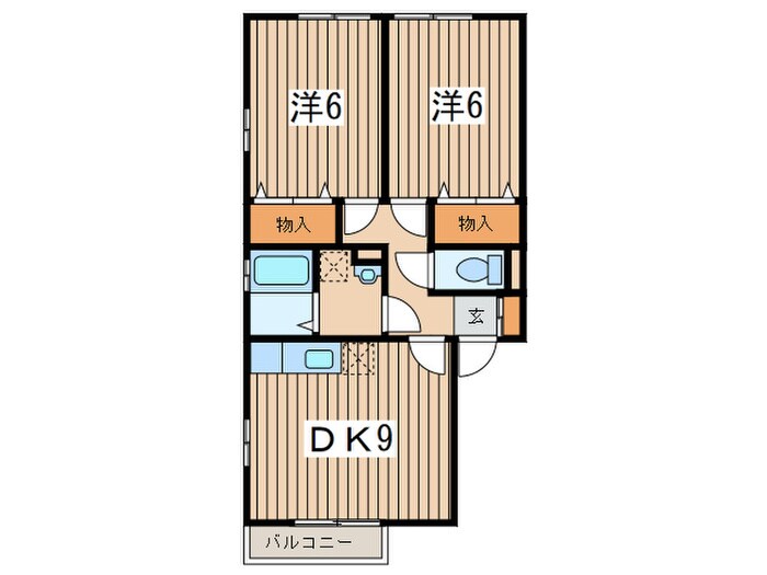 グリ－ンアヴェニュ－Ａの物件間取画像