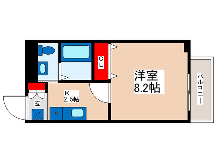 プリデ入船の物件間取画像