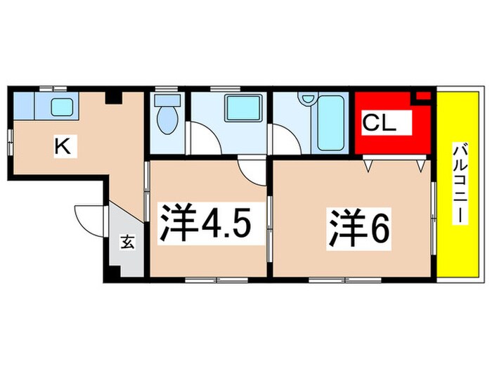 渕上ビルの物件間取画像