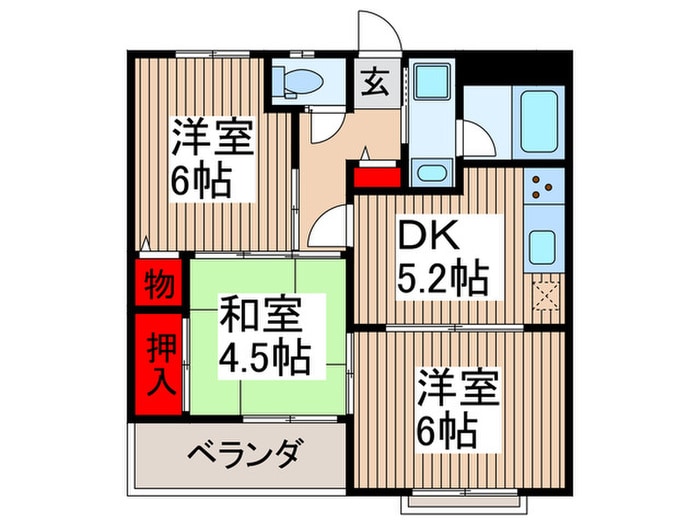 グランパレス日進の物件間取画像