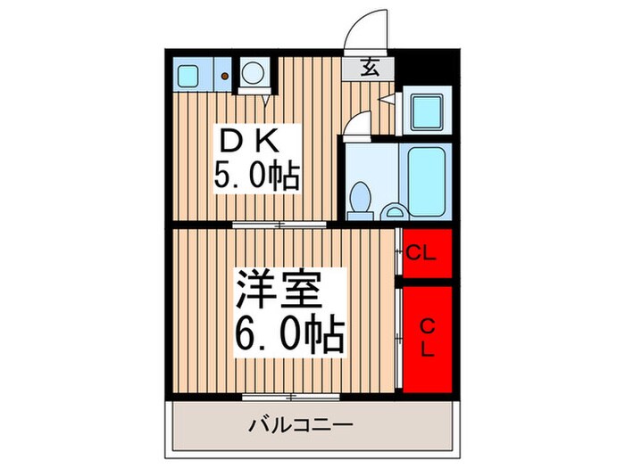 志陽ハイツＫ＆Ｉの物件間取画像