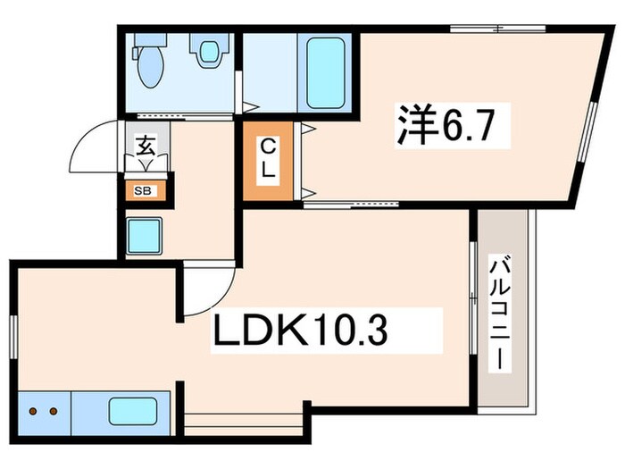 アーバンメゾン横濱鶴見の物件間取画像