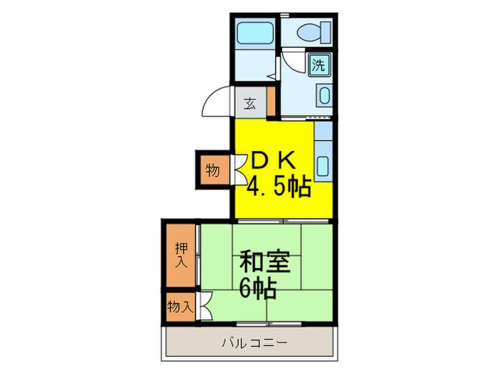 ロイヤルパ－クの物件間取画像