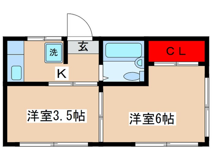 エターナルアンセストＫ志茂の物件間取画像