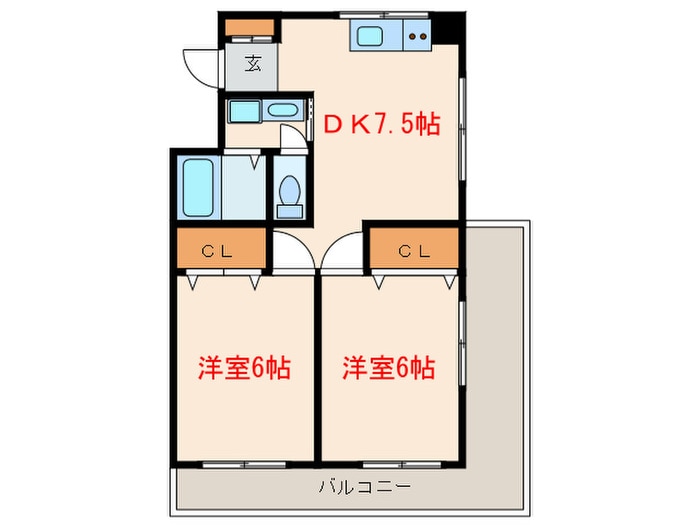 シムラハイムの物件間取画像