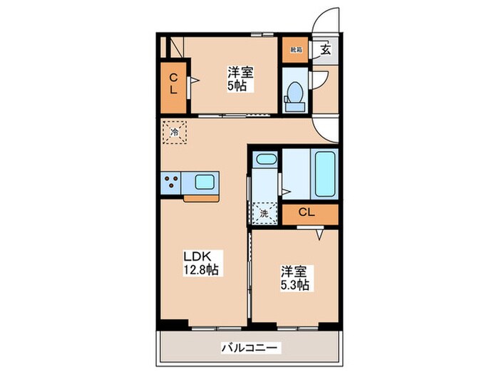 マーリエの物件間取画像