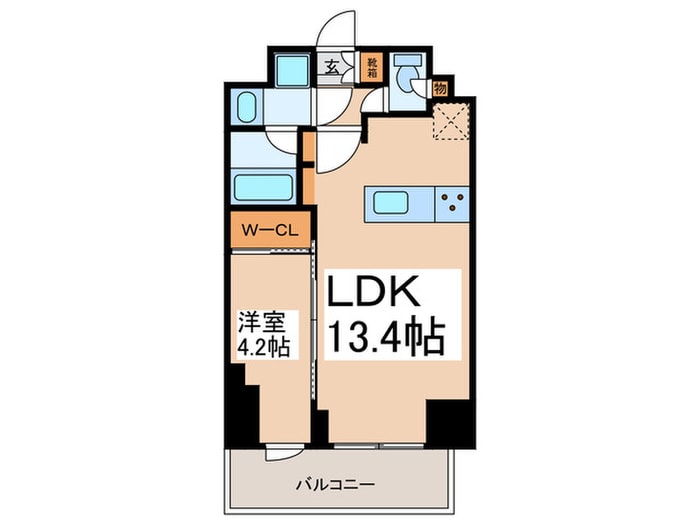 ドゥーエ浅草の物件間取画像