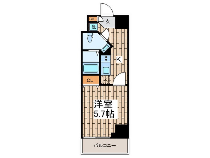 グランカーサ大森海岸の物件間取画像