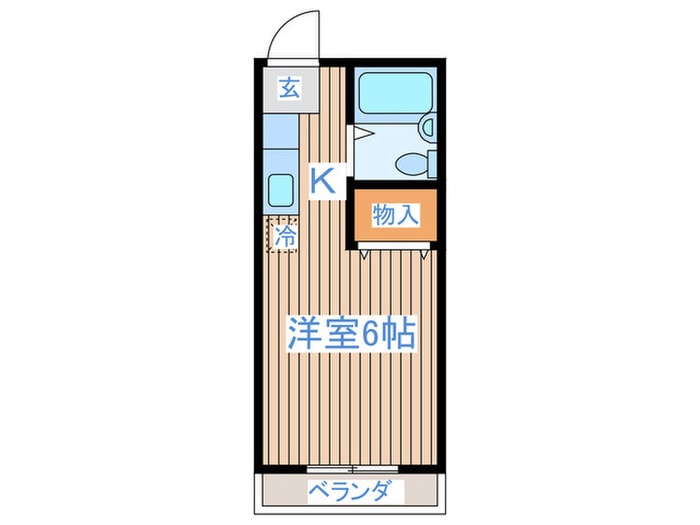 コーポエコーの物件間取画像