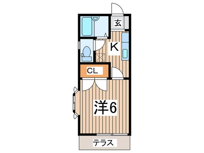 コーポ　Aの物件間取画像