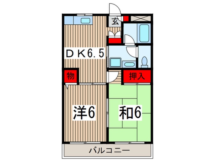 ア－ガスヒルズ５２の物件間取画像