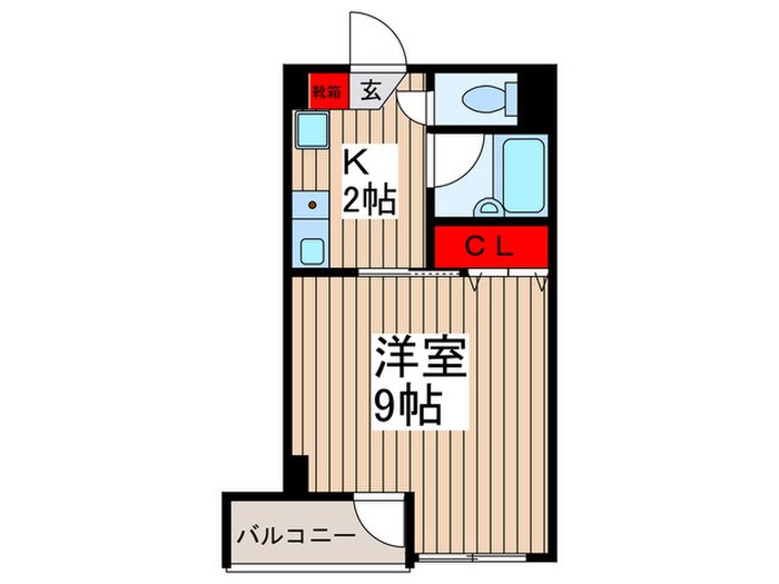 エトワール竹の塚の物件間取画像