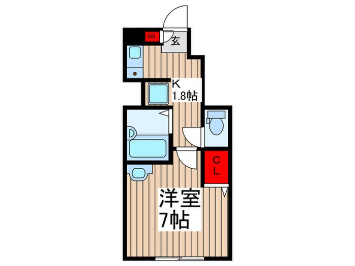 アム－ルチュラⅢの物件間取画像