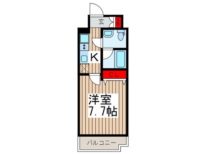 レオーネ南千住の物件間取画像