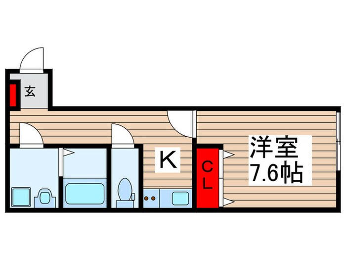 Ambition花畑の物件間取画像