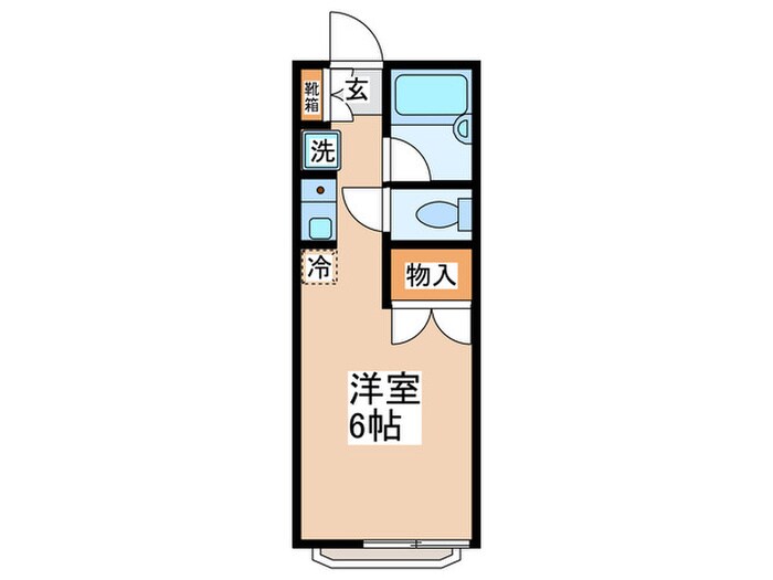 コ－ポ亀龍の物件間取画像