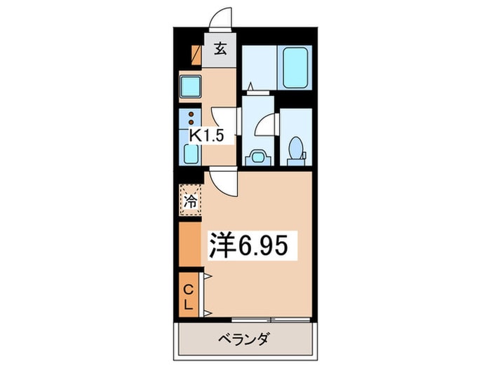 Hanzawa.Ⅰの物件間取画像