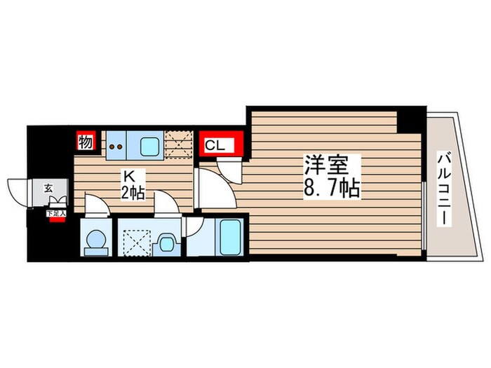 Ｓ－ＲＥＳＩＤＥＮＣＥ曳舟の物件間取画像