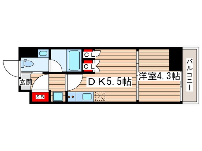 オーキッドレジデンス住吉の物件間取画像