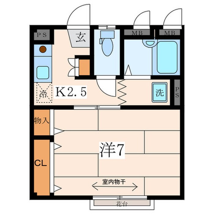 ブランドール横浜の物件間取画像