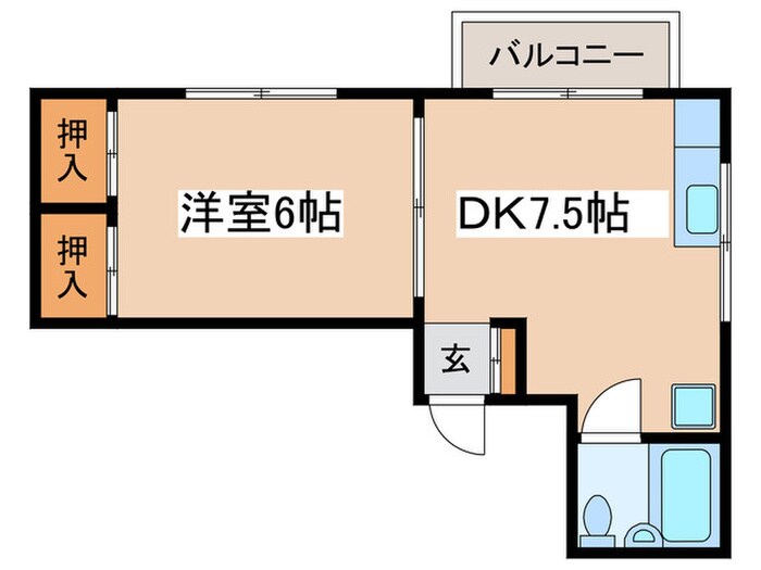 第２メゾン城山の物件間取画像