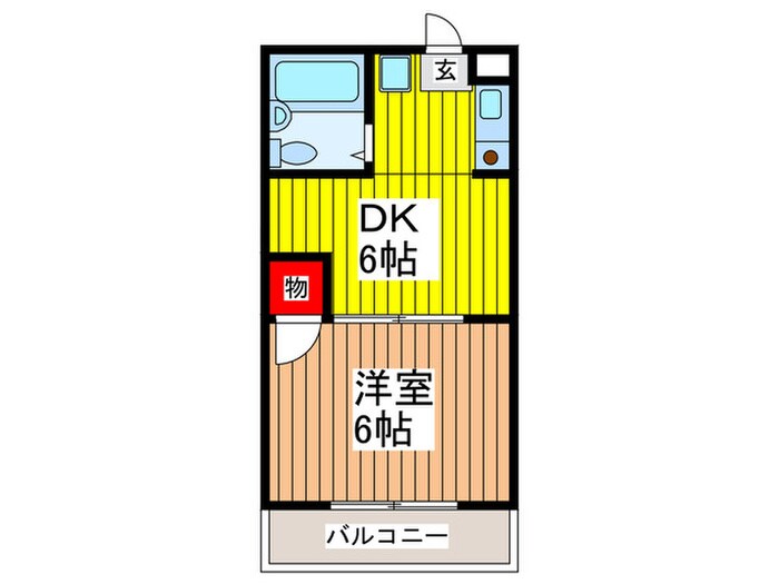 ウィリアムヒルズ新都心の物件間取画像
