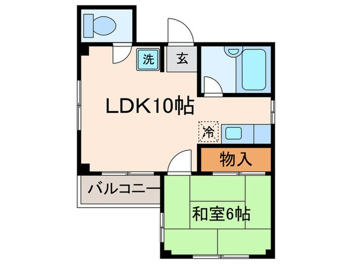 ライフコア住吉の物件間取画像