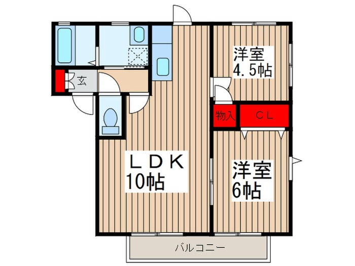 エクセラン・ドゥの物件間取画像