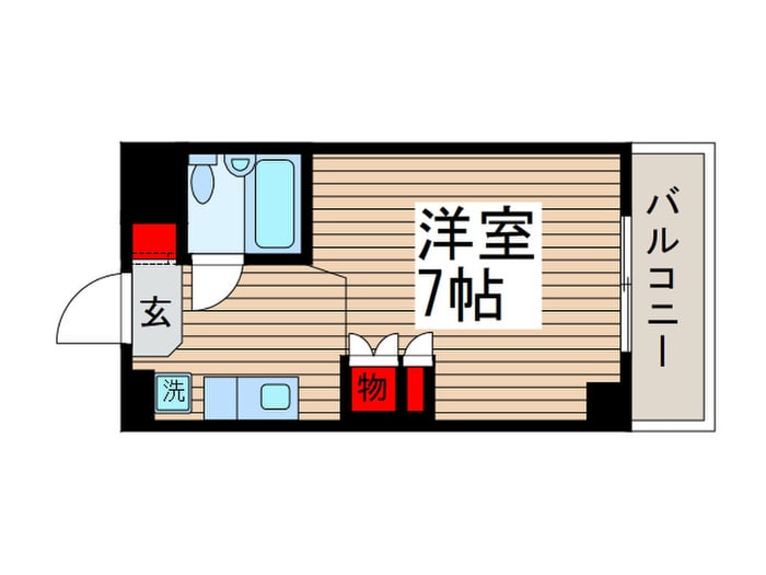 マンションニュ－シャインの物件間取画像