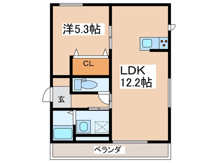 仮）D-ROOMすすき野の物件間取画像